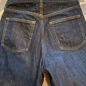 COS Women's High waist straight leg Dark Blue Jeans “chord”